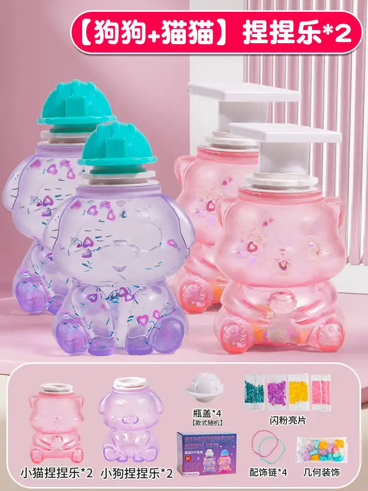 MEACAOFG Pinch-Flip Children's toys girls puzzle 3 to 6 years old girl birthday gift princess child's